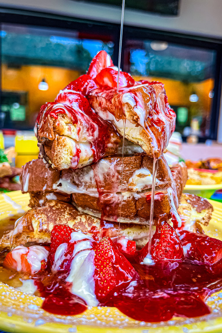 Strawberry Stuffed French Toast