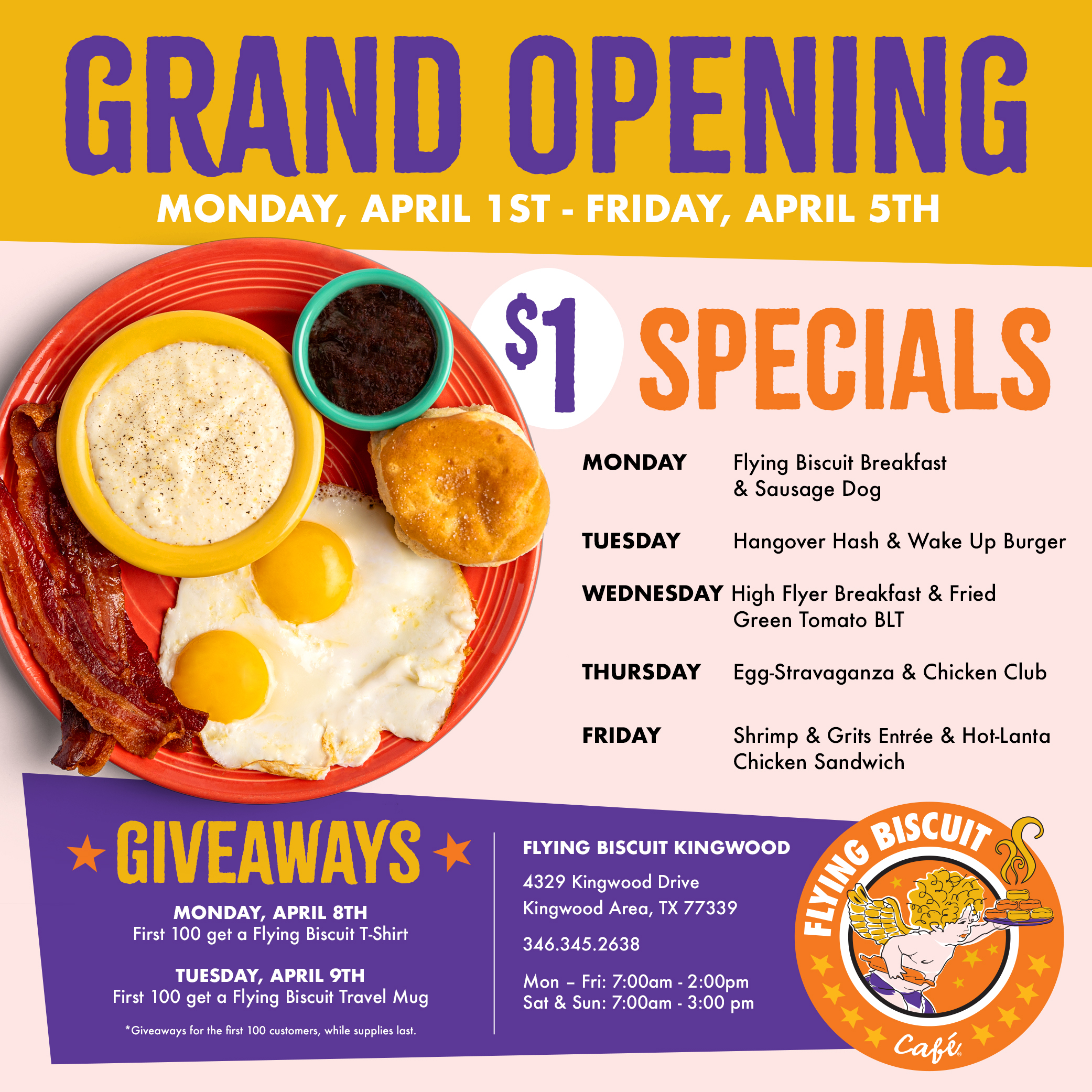 Kingwood Texas Grand Opening Special